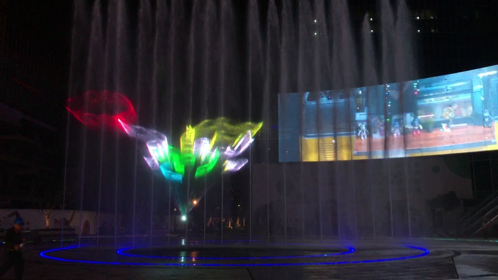 杭州遠洋樂(lè )堤港商業(yè)城噴泉工程