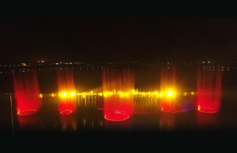 昭山仰天湖音樂(lè )噴泉