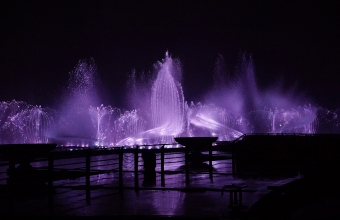 溫嶺錦屏公園音樂(lè )噴泉
