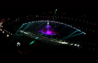 宜賓長(cháng)江之歌廣場(chǎng)大型水舞聲光秀